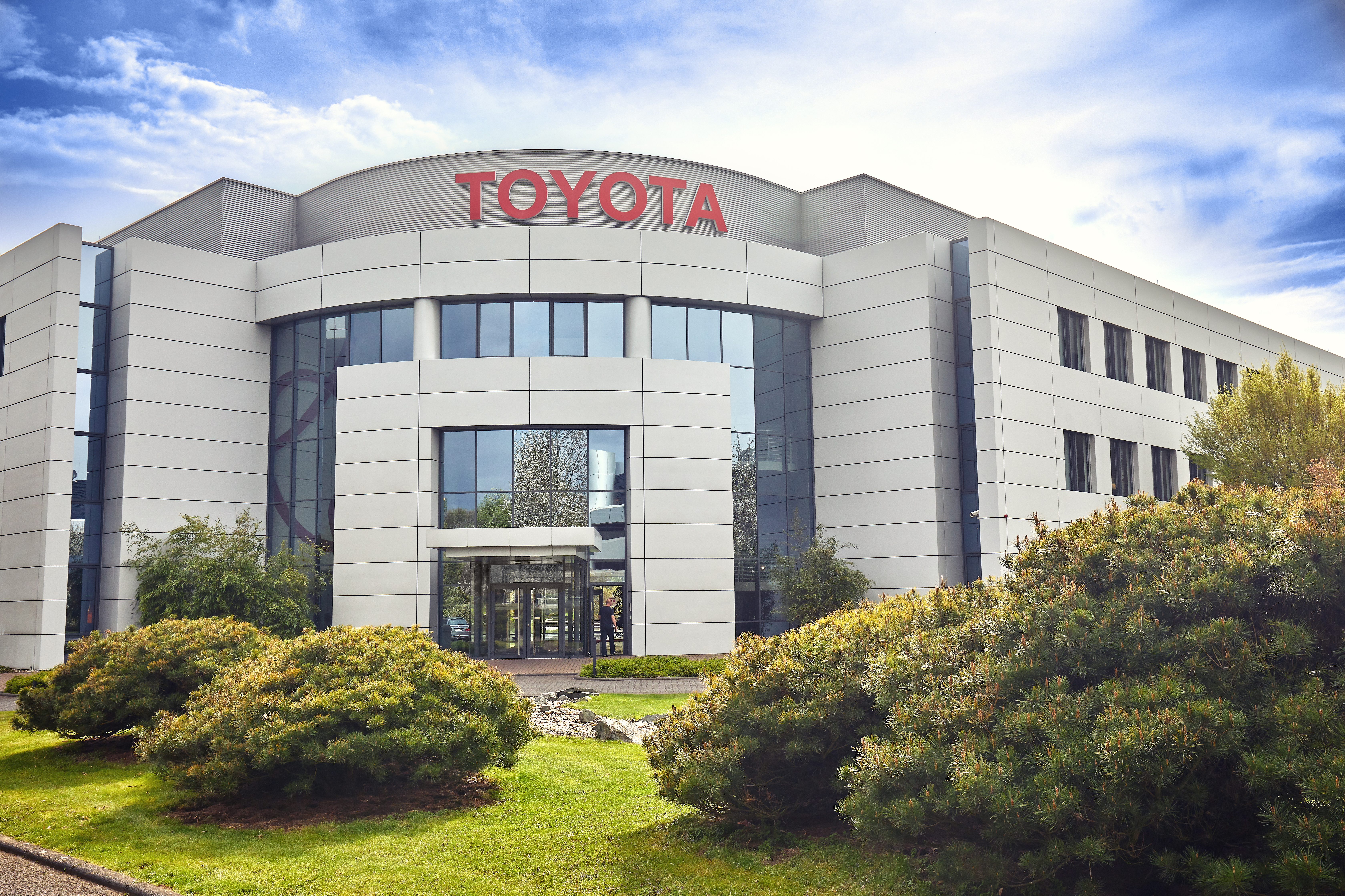 Blick auf die Toyota Bank