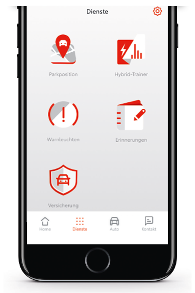 MYT APP auf dem Smartphone