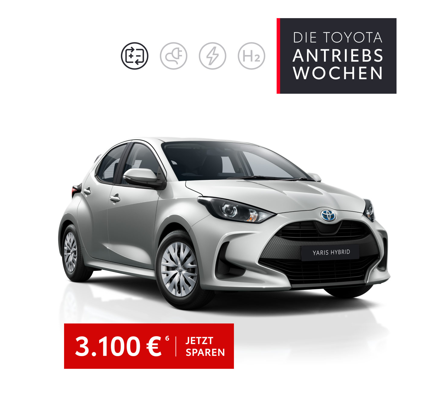 Toyota Yaris Basis Hybrid Leasingangebot