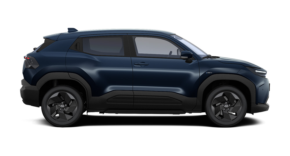 Siberner Urban Cruiser steht seitlich auf transparentem Hintergrund