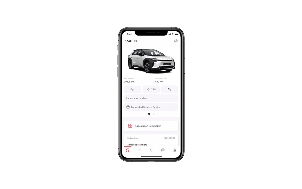 MyToyota App Screenshot