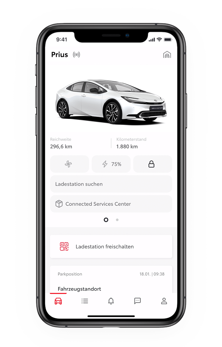 MyToyota App Plug-in Hybrid