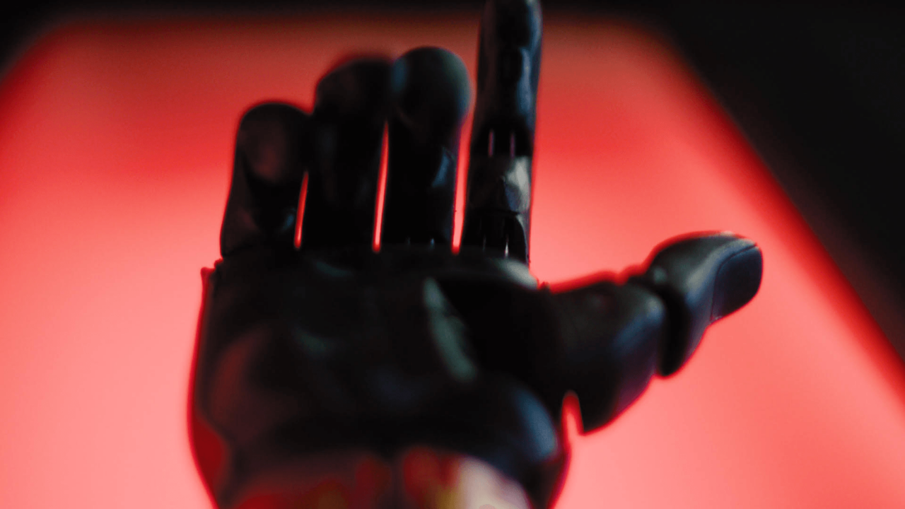 Eine bionische Hand