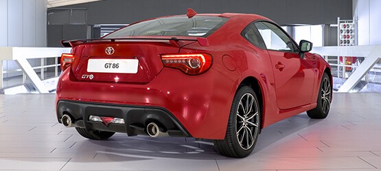 Toyota GT86 von hinten 