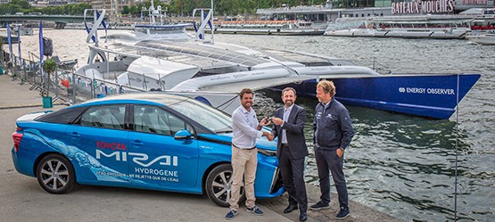 Toyota supports the world’s first hydrogen-powered boat