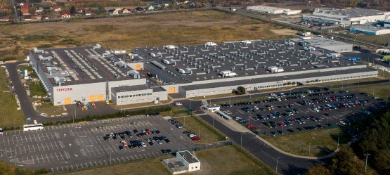 Toyota Motor Manufacturing Poland Sp.zo.o. in Jelcz-Laskowice, Polen