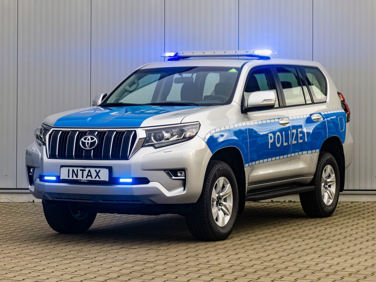 Toyota Land Cruiser als Polizeifahrzeug