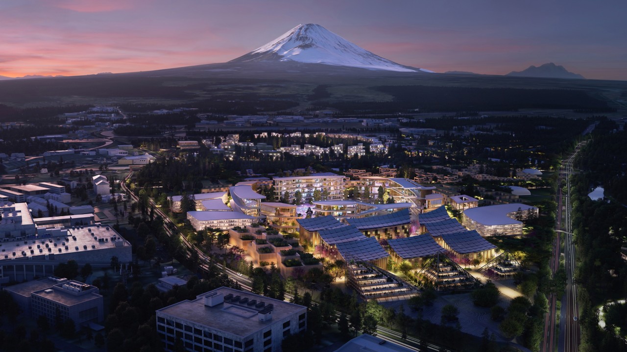 Woven City -Die Prototyp-Stadt am Mount Fuji in Japan
