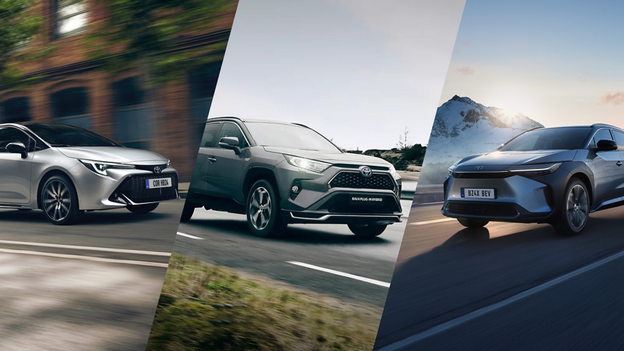 Toyota Corolla, RAV4 Plug-in Hybrid, BZ4X