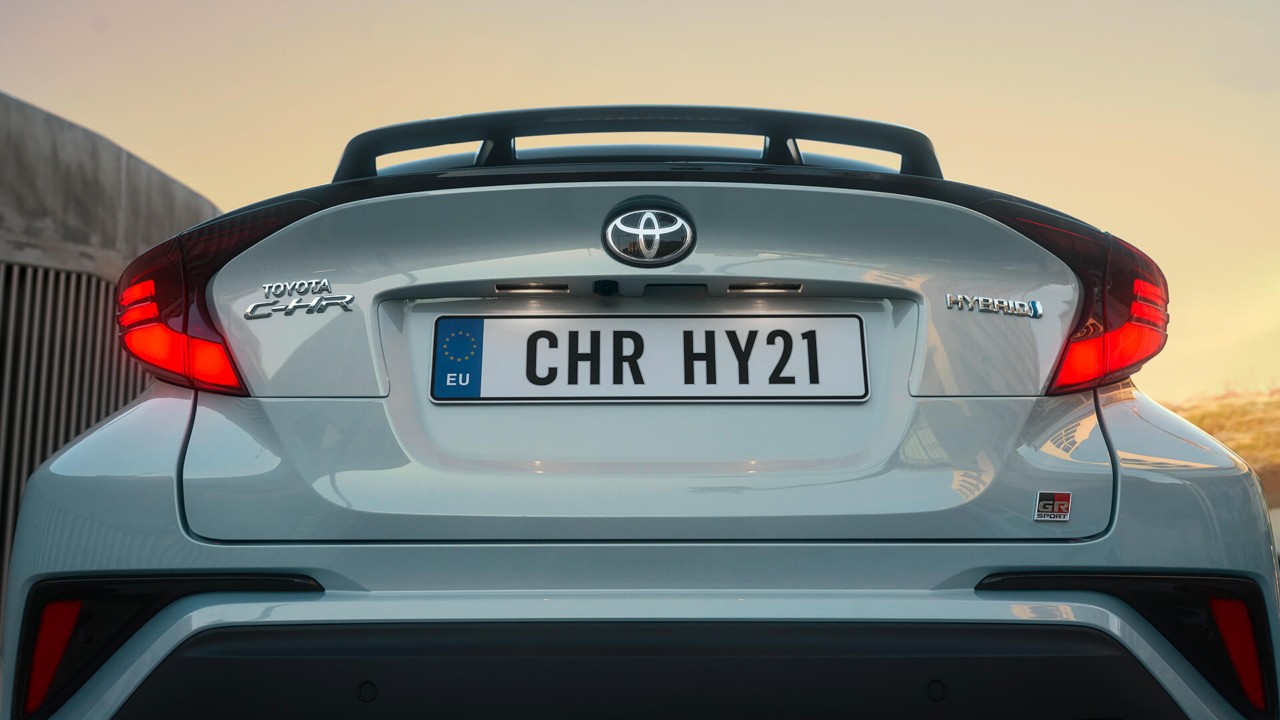 Heckansicht des Toyota C-HR