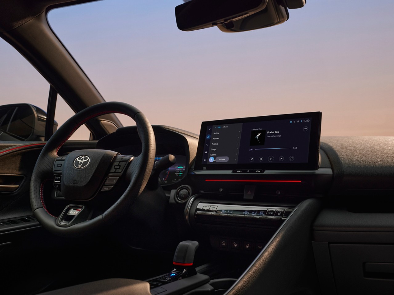 Toyota C-HR Multimediadisplay Detail