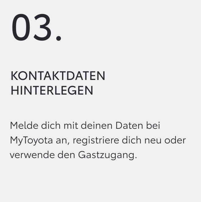 Kontaktdaten hinterlegen
