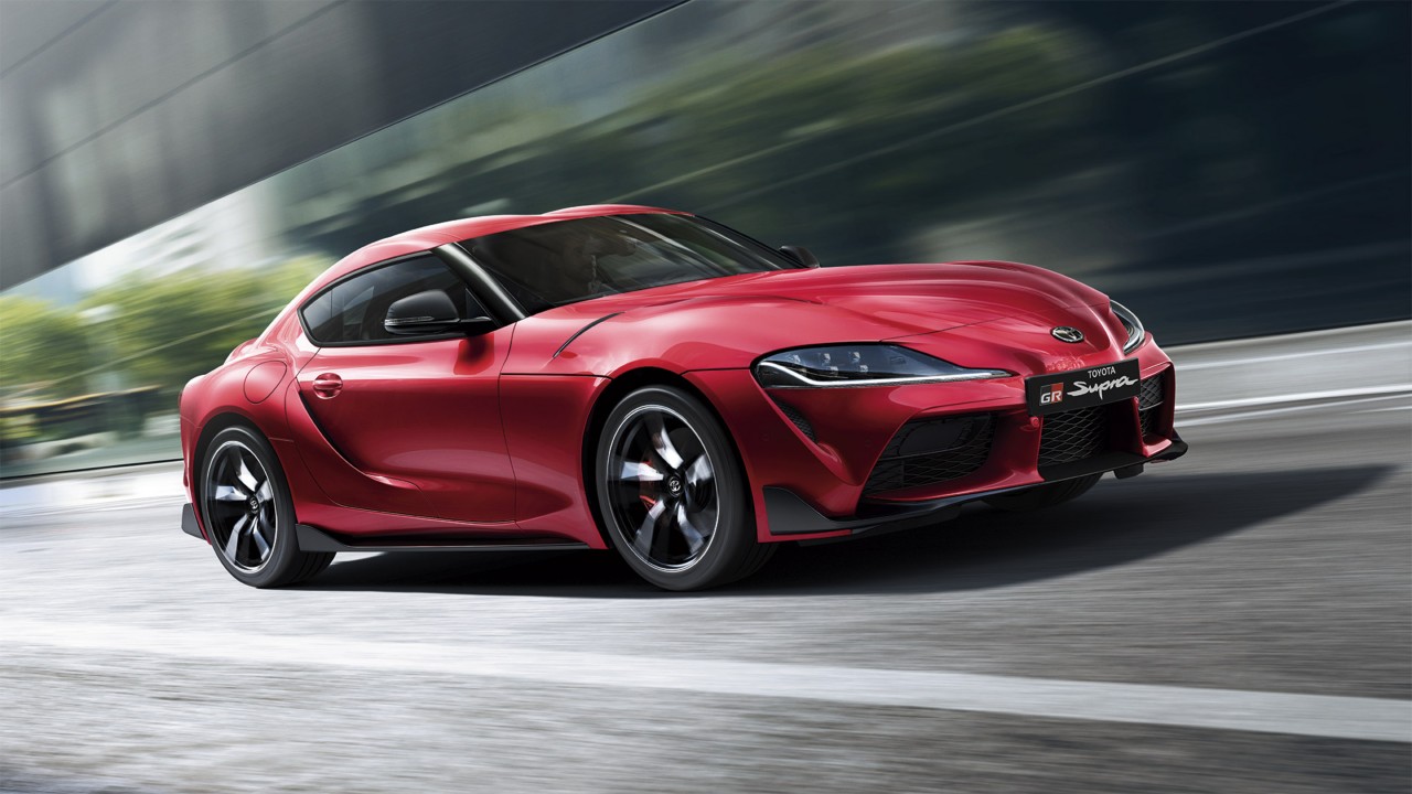 Toyota GR Supra von der Seite