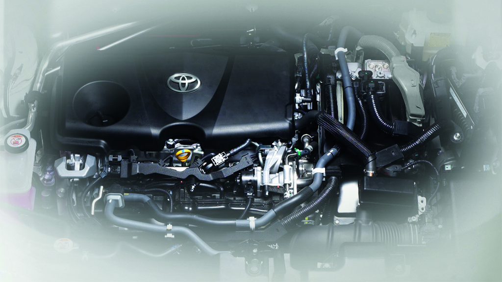 Motorraum eines Toyotas
